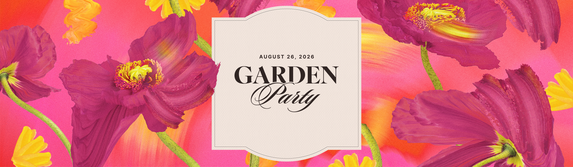 Garden Party Banner