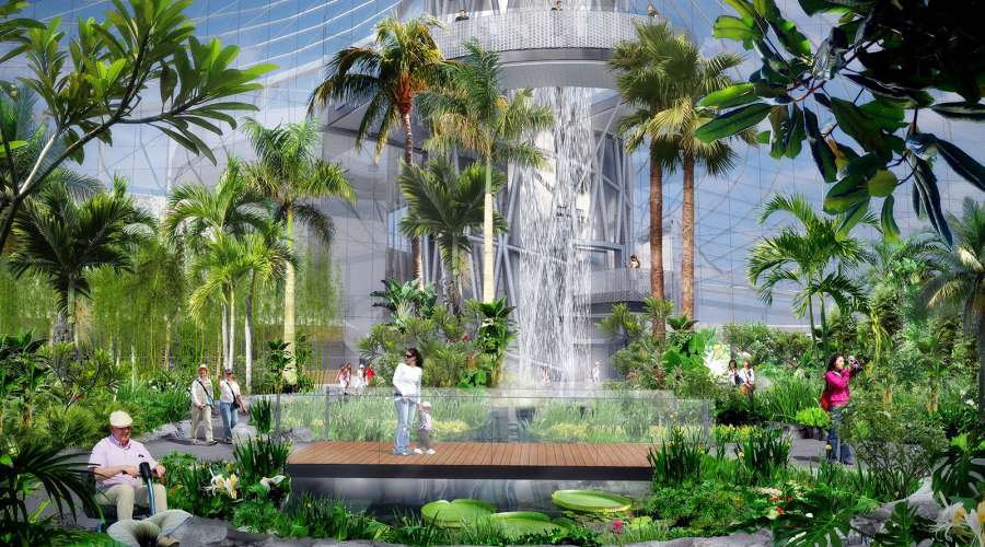 Spotlight on The Leaf: Canada’s Tallest Indoor Waterfall
