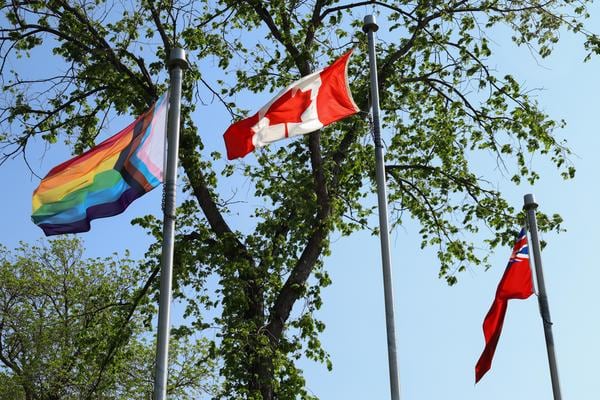 Pride Flag in the Park